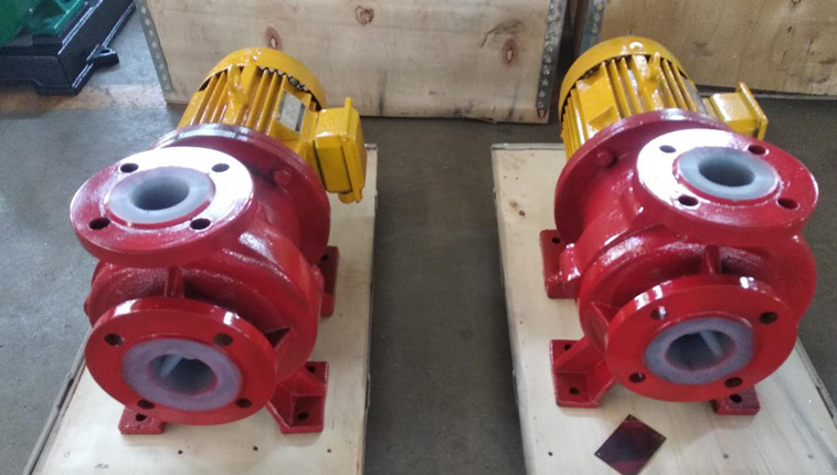PTFE lined magnetic pumps